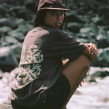 Take It Easy T-Shirt in Pigment Dye Black