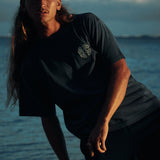 Take It Easy T-Shirt in Pigment Dye Black