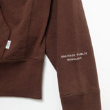 Highlands Zip Hoodie in Brown