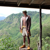 Highlands Zip Hoodie in Brown