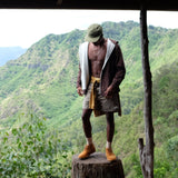 Highlands Zip Hoodie in Brown