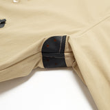 Wind Bomber Jacket in Beige