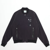 Wind Bomber Jacket in Black