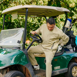 Wind Bomber Jacket in Beige