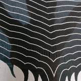 Bloom Towel in Black