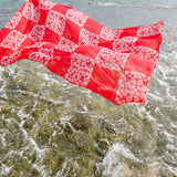 Sunrise Towel in Red