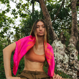 Easy Scarf in Orange