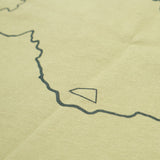 Island Map T-Shirt in Sage