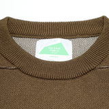 Rainfall Knit Crew Stamp in Olive