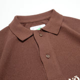The Best Polo Knit in Brown