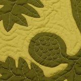 Quilt in Olive Green