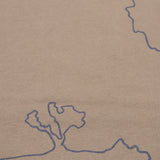 Island Map T-Shirt in Greige