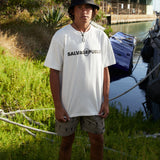 Island Map T-Shirt in Greige